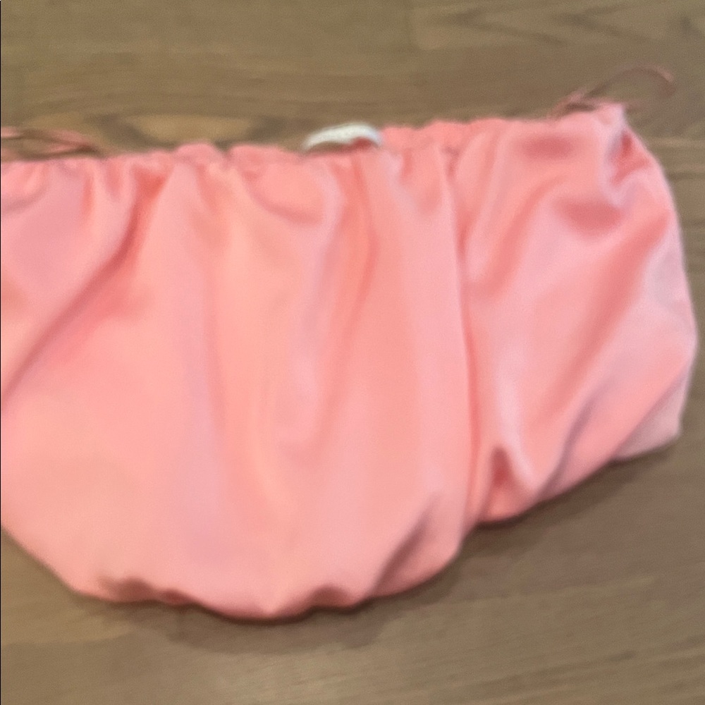 Wayf Pink Gathered Satin Clutch